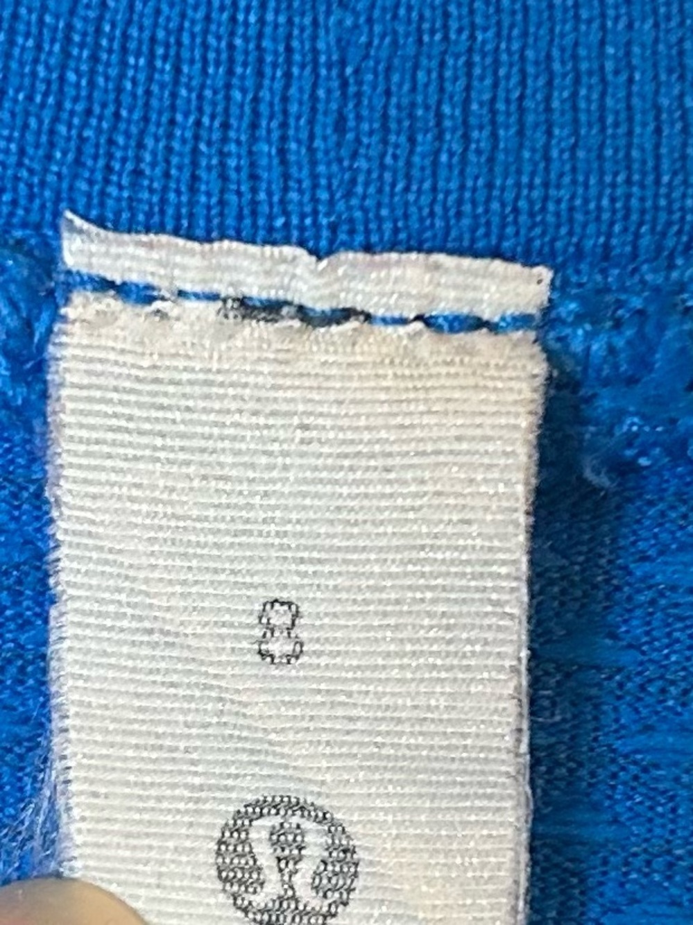 Lululemon Swiftly Tech Short Sleeve Shirt 2.0- Blazer Blue Tone/ Size 8 - Picture 8 of 9